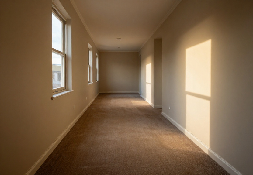 Restored living room in Ryde after flood cleanup